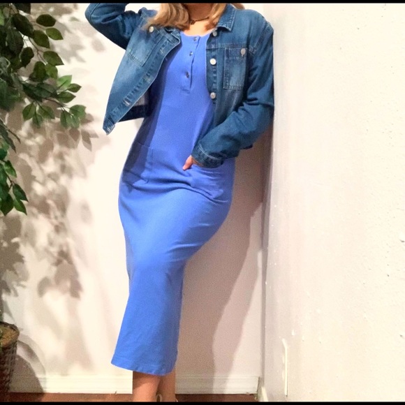 Long Blue Dress - Picture 2 of 2